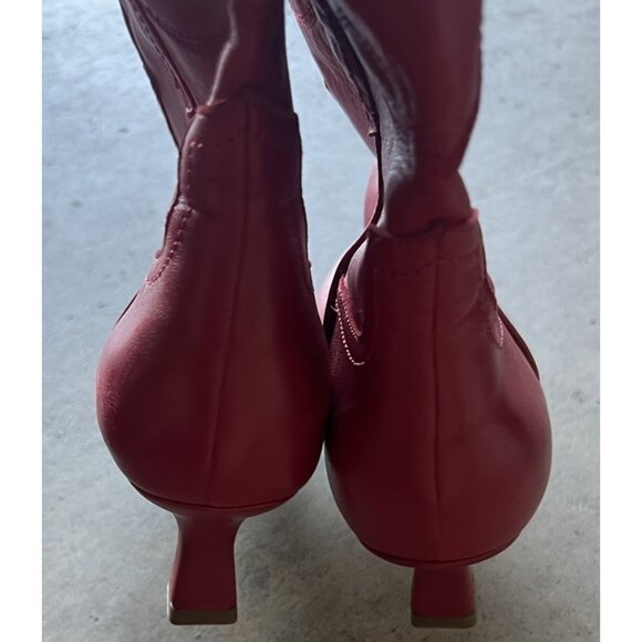 Dolce Vita Women's Size 8.5 Angel Western Cowboy Boots Booties Love Bright Red - Picture 16 of 16